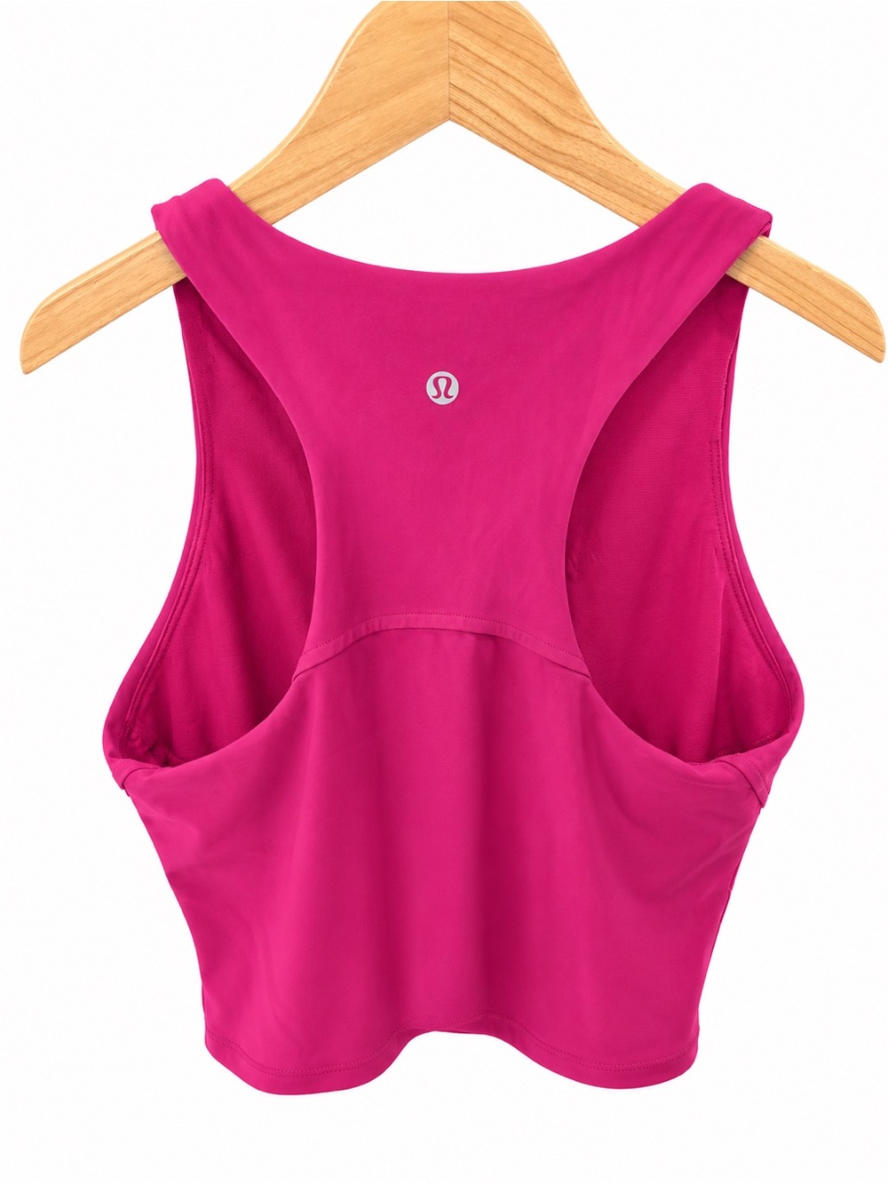 lululemon athletica Fuchsia Racerback Crop Tank